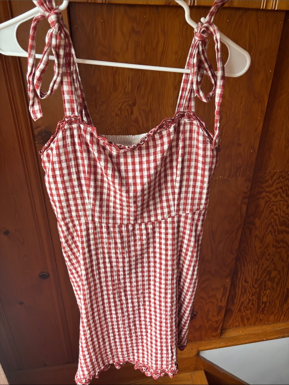 AE gingham sundress